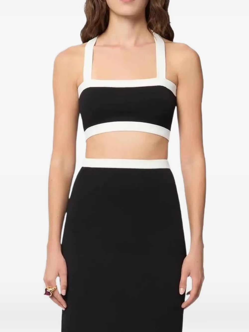 Nina Ricci Le Bralette knit top Zwart