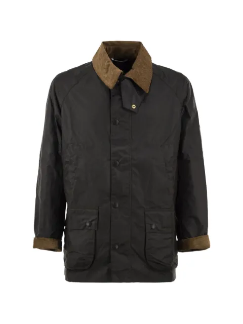 Barbour waxed-cotton coat 