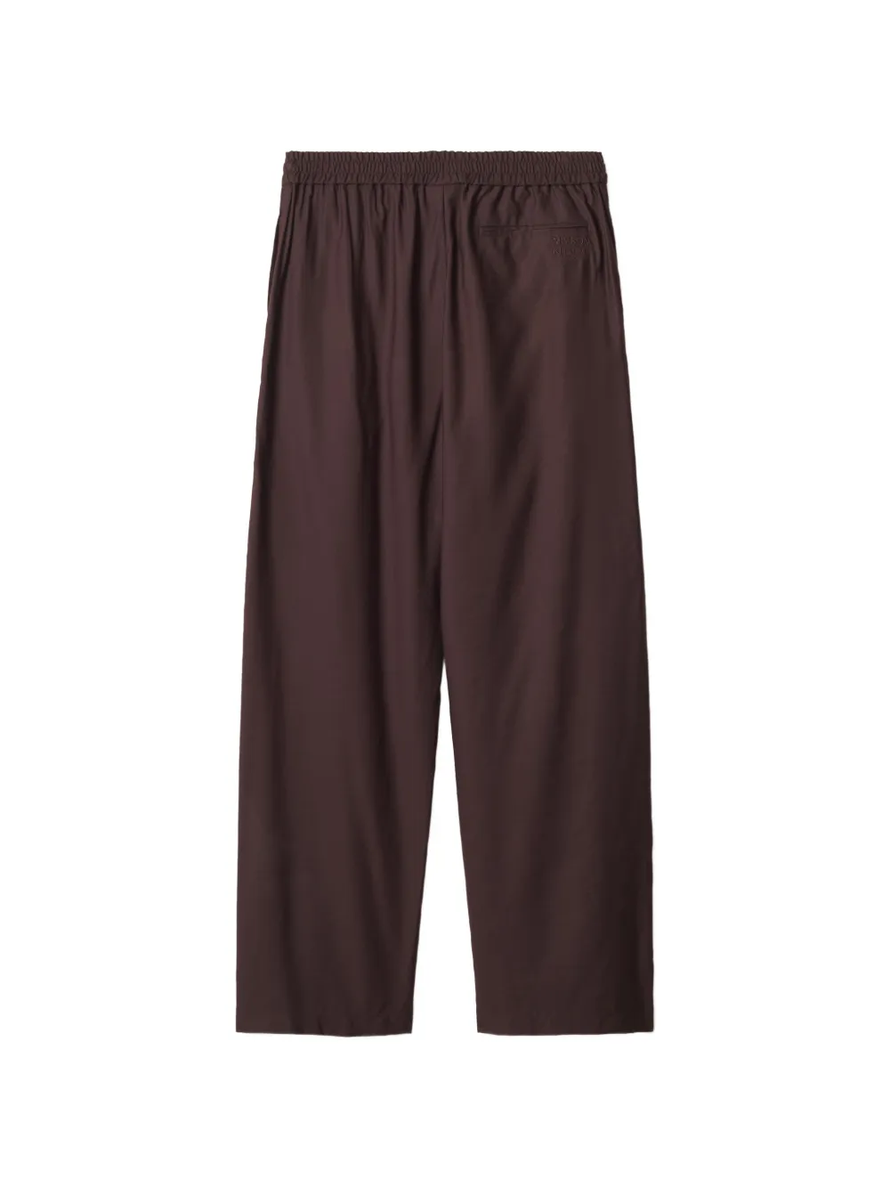 Maison Kitsuné Festive wide-leg trousers Bruin