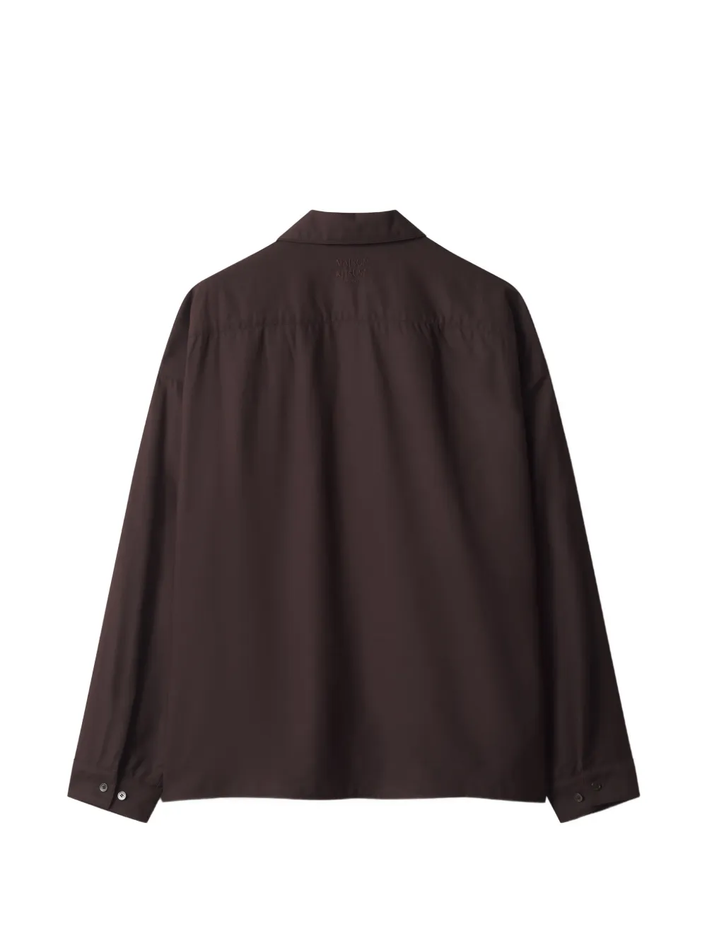 Maison Kitsuné Festive shirt Bruin