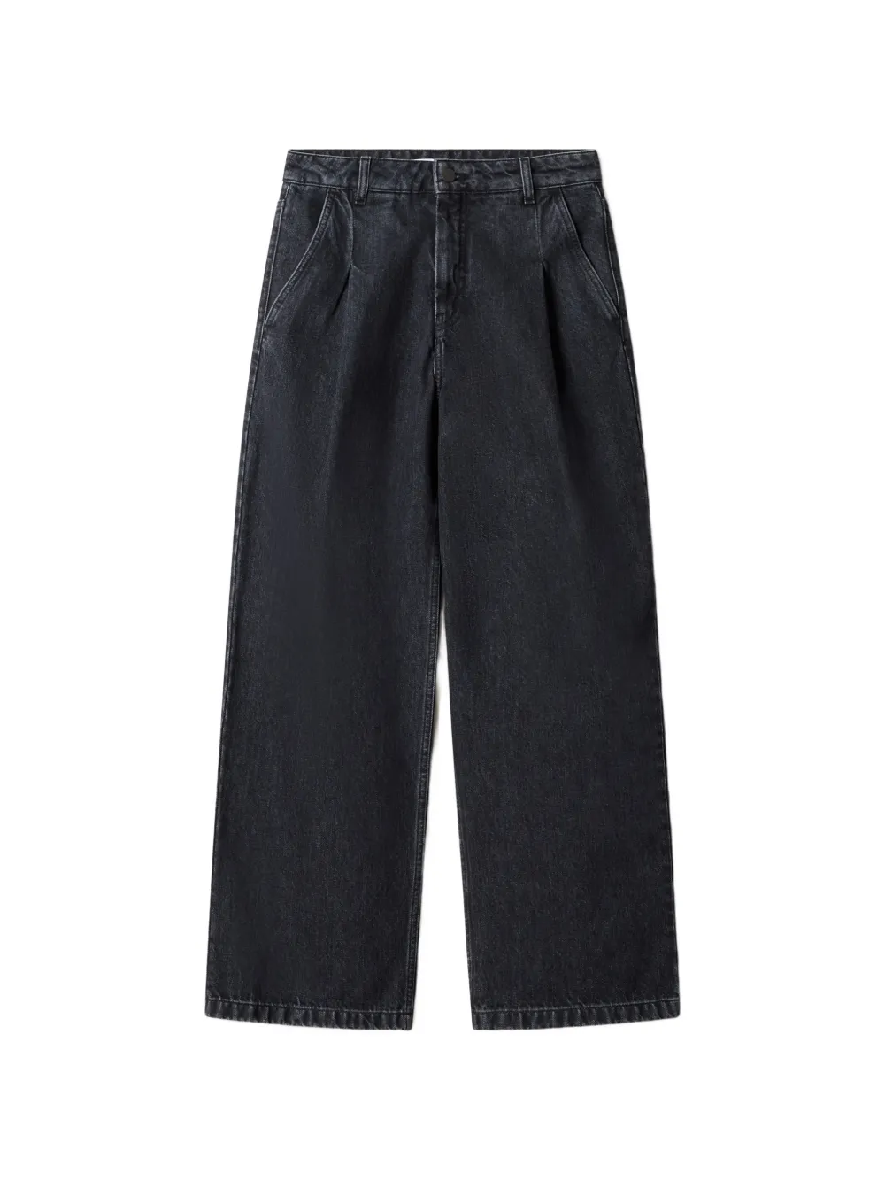 Maison Kitsuné pleated wide-leg jeans - Nero