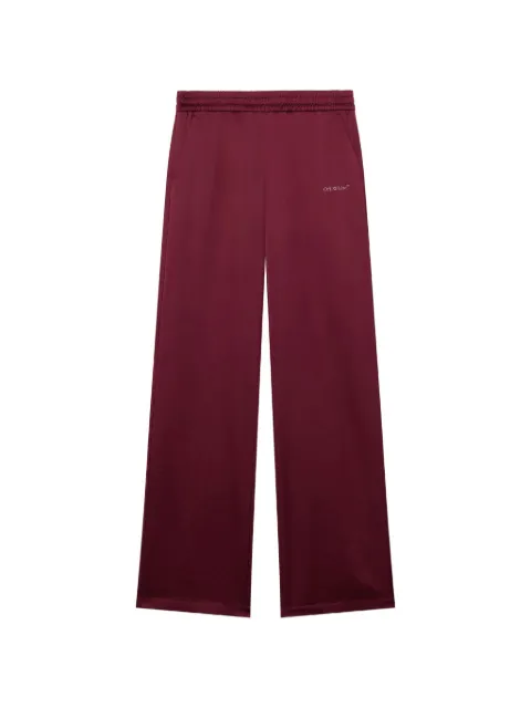 Off-White Diag Lace satin track pants