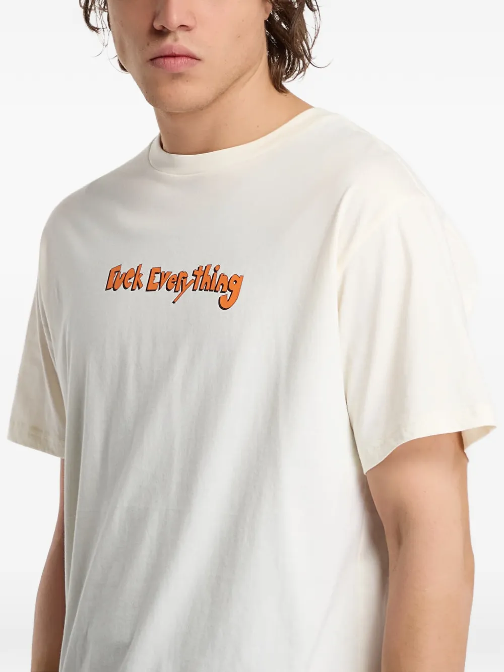 Ripndip graphic-print t-shirt Beige