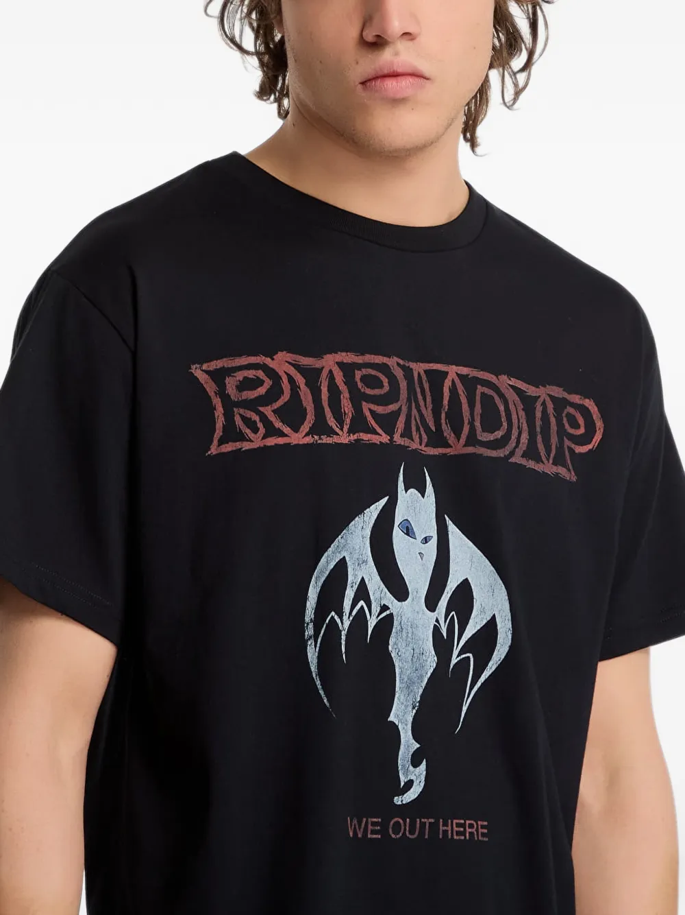 Ripndip Phantom graphic-print t-shirt Zwart