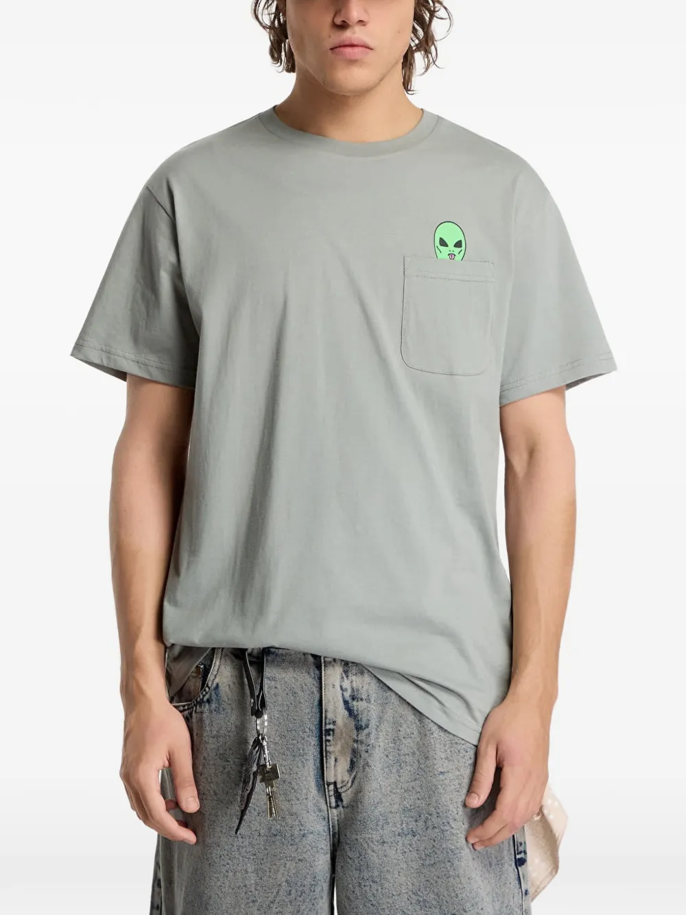 Ripndip Lord Alien pocket t-shirt Groen