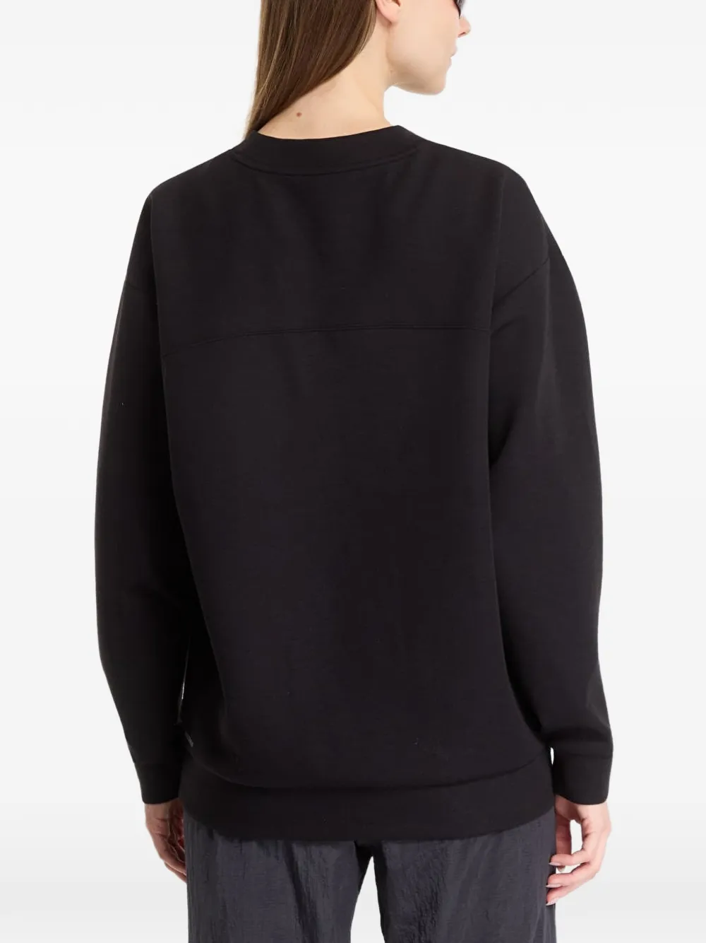 PUMA W Cloudspun crew-neck sweatshirt Zwart