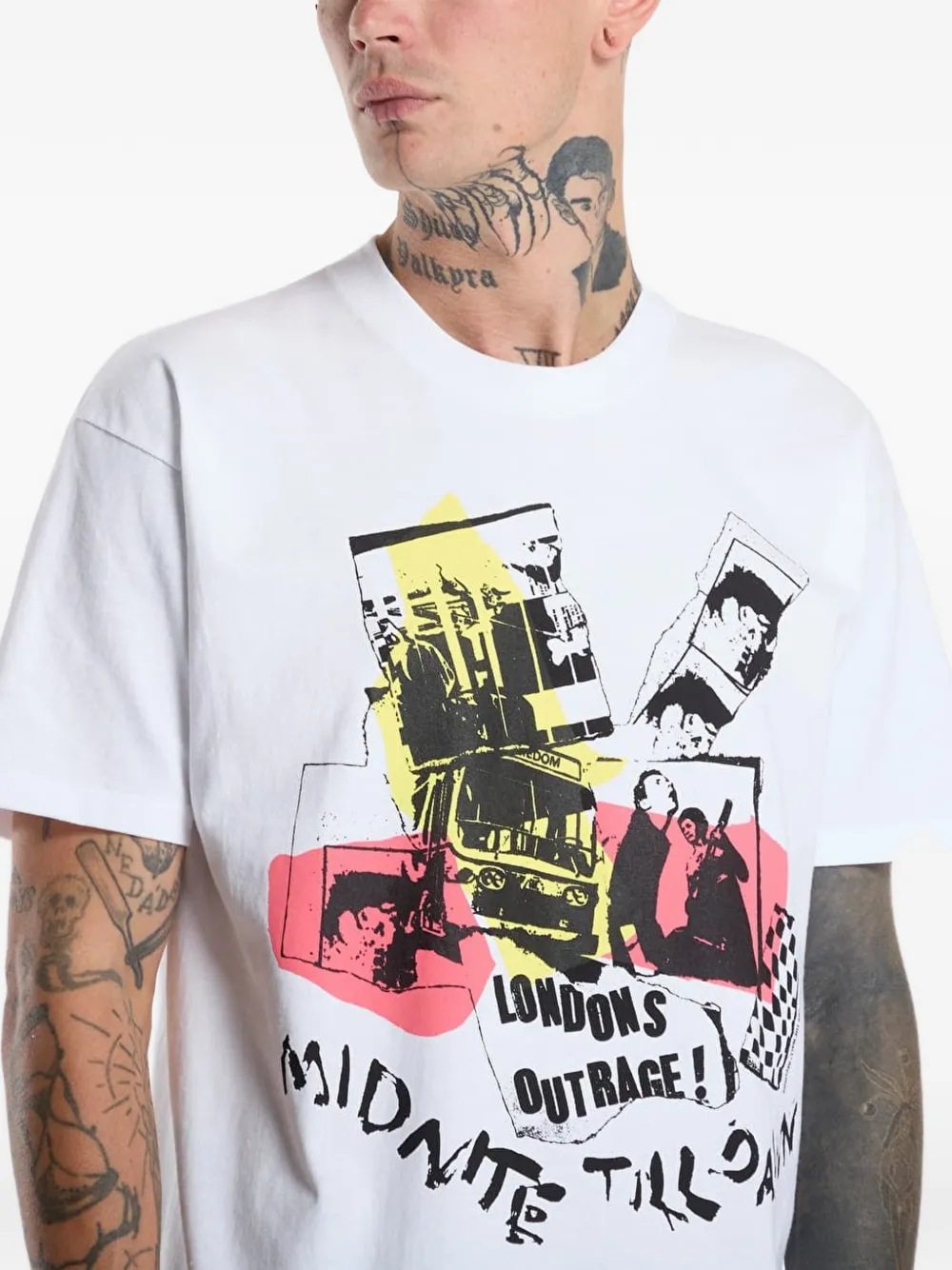 Vans x Sex Pistols London's Outrage SS Tee Wit