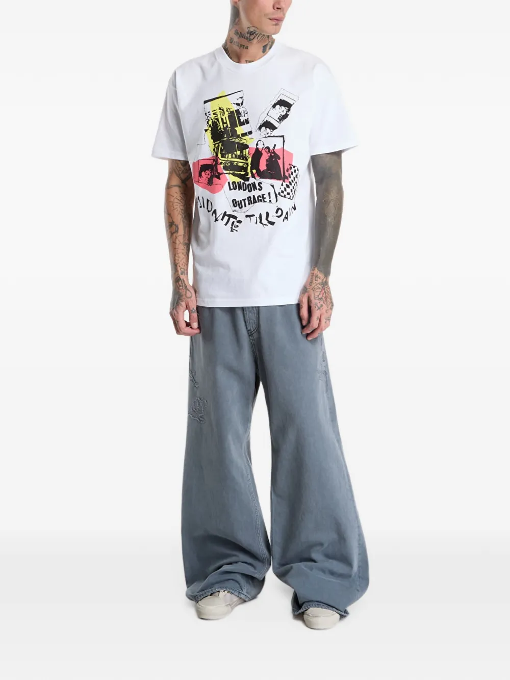 Vans x Sex Pistols London's Outrage SS Tee Wit