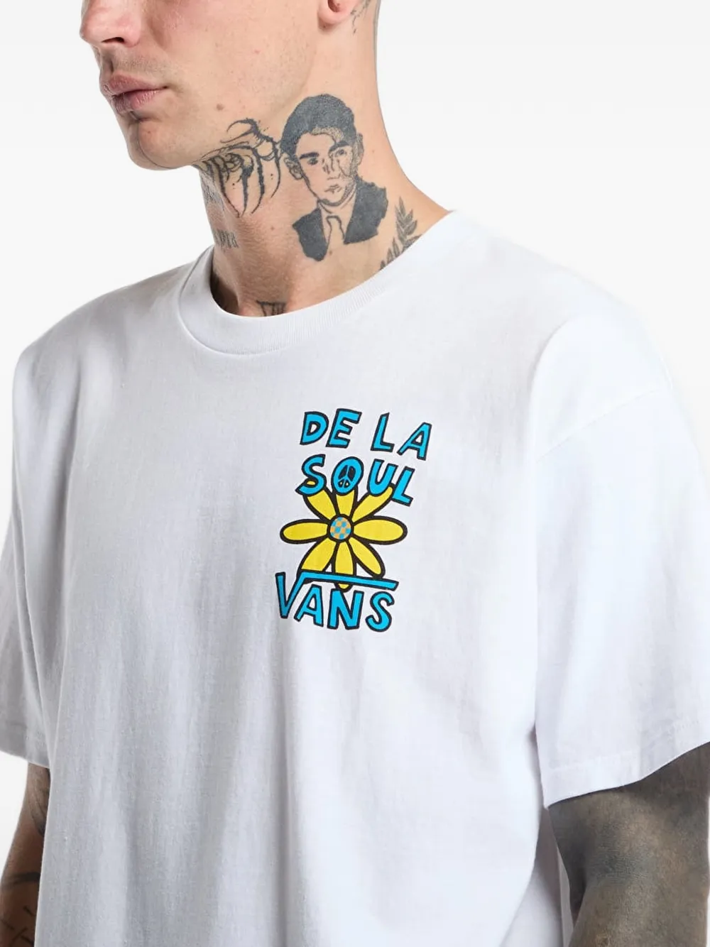 Vans De La Soul Daisy T-shirt Wit