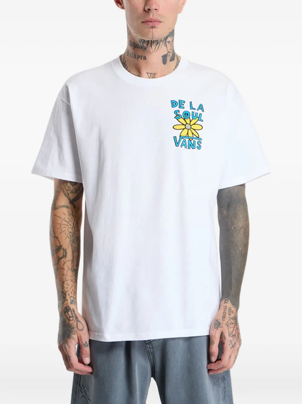 Vans De La Soul Daisy T-shirt Wit