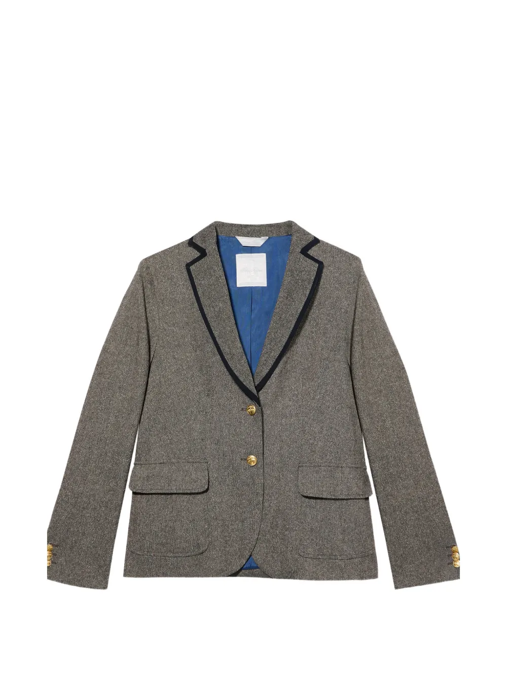 Brooks Brothers Knickerbocker button-up blazer Grijs