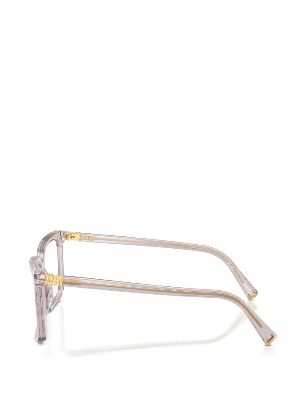 Miu Eyewear square-frame glasses Roze