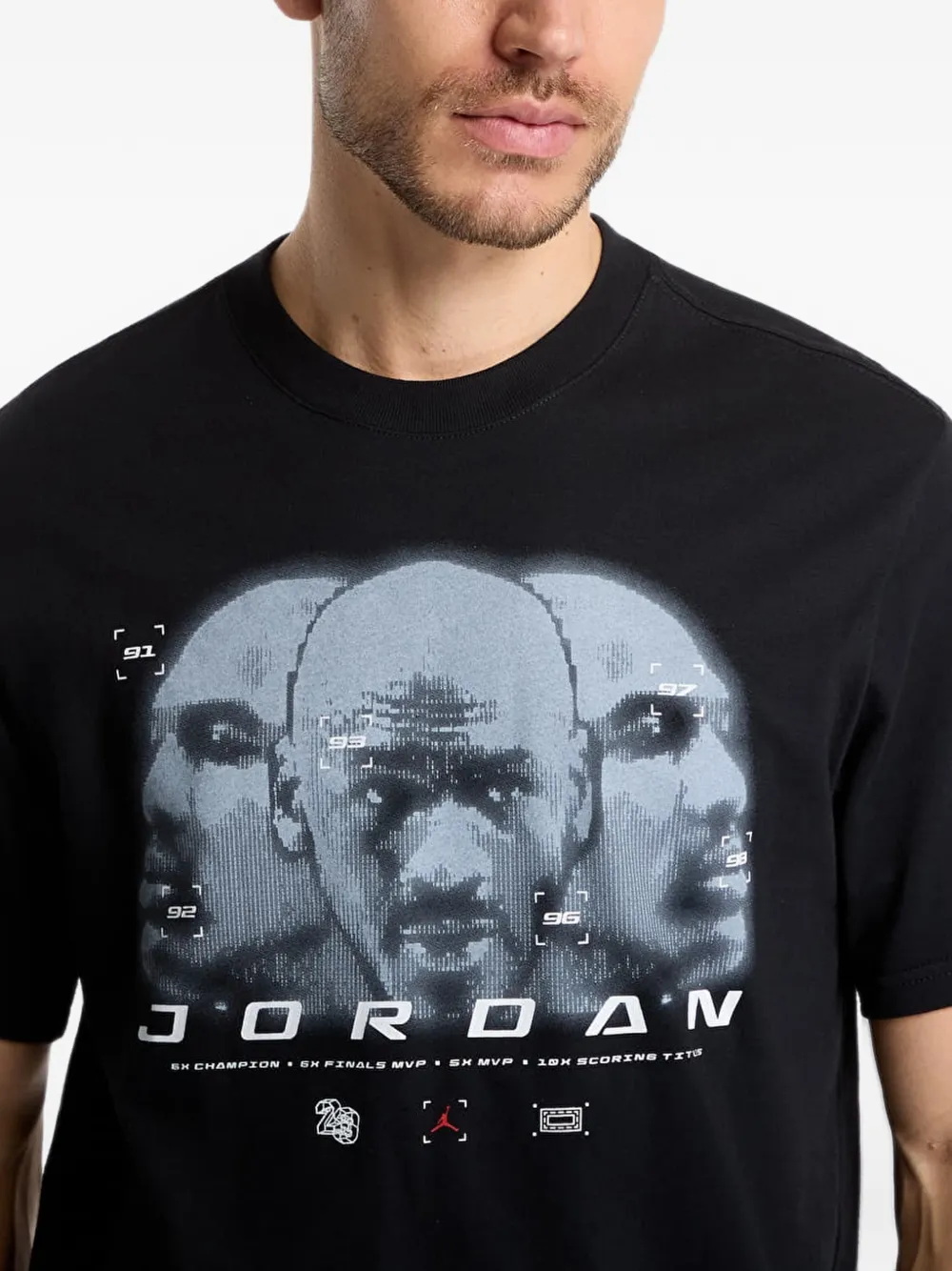 Jordan Sport Dri-FIT graphic T-shirt Zwart