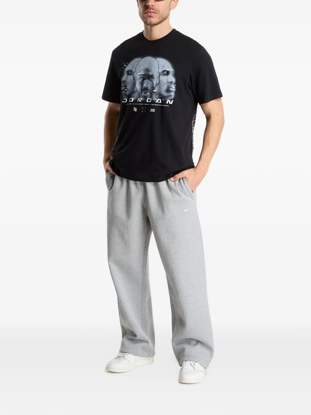 Jordan Sport Dri-FIT graphic T-shirt Zwart