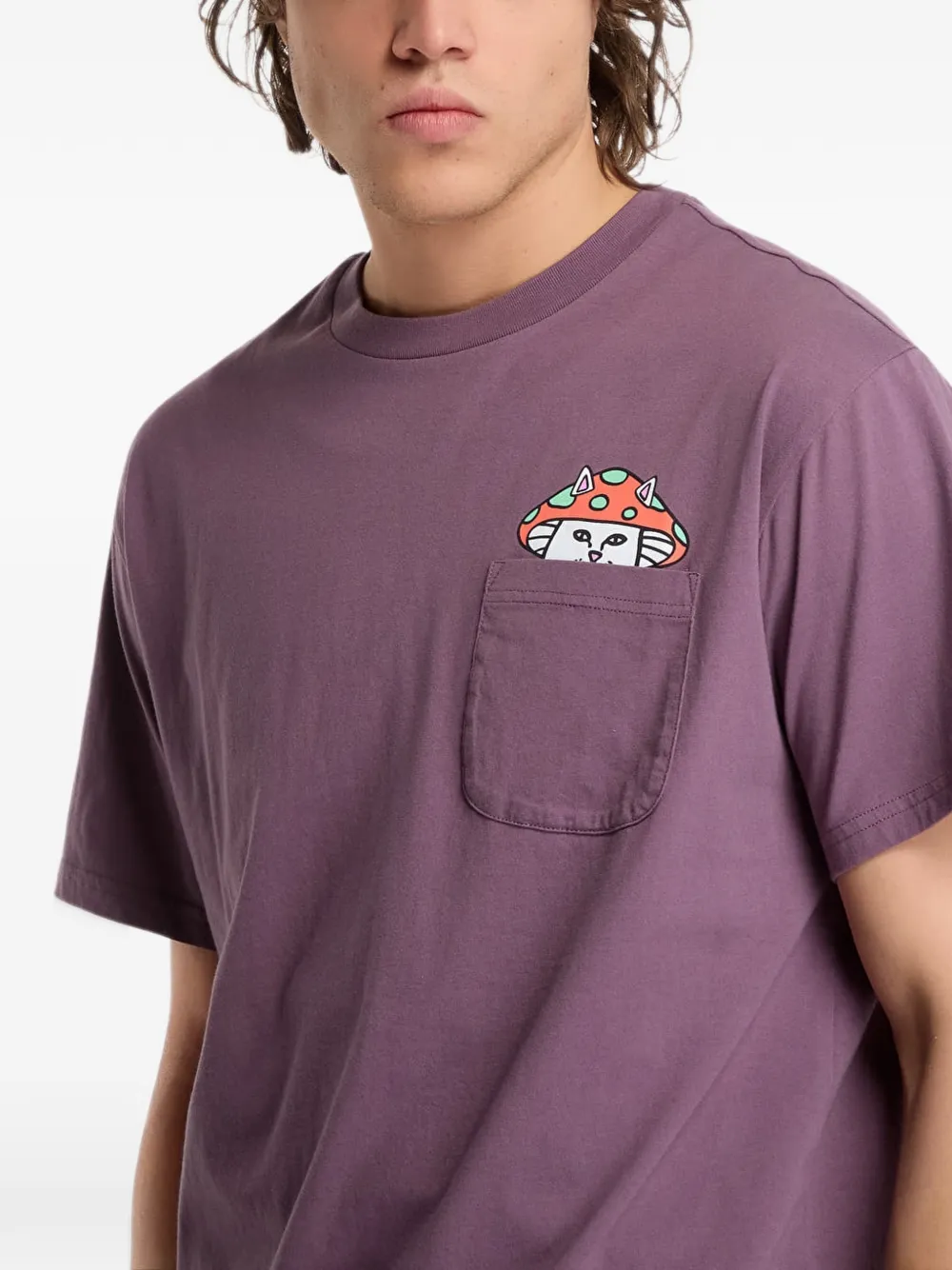 Ripndip Lord Shroomy pocket t-shirt Paars