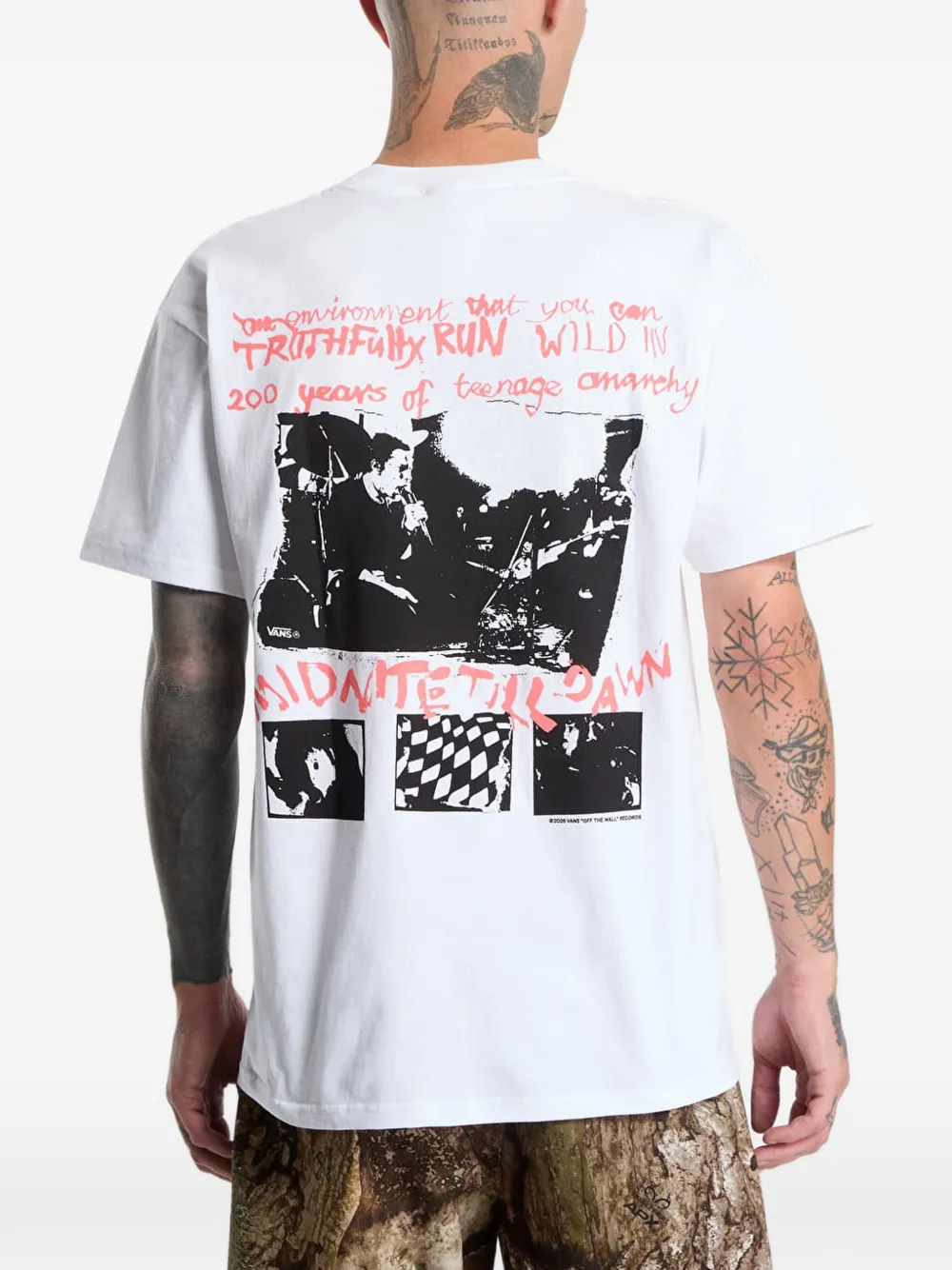 Vans Sex Pistols Run Wild on the Green T-shirt Wit