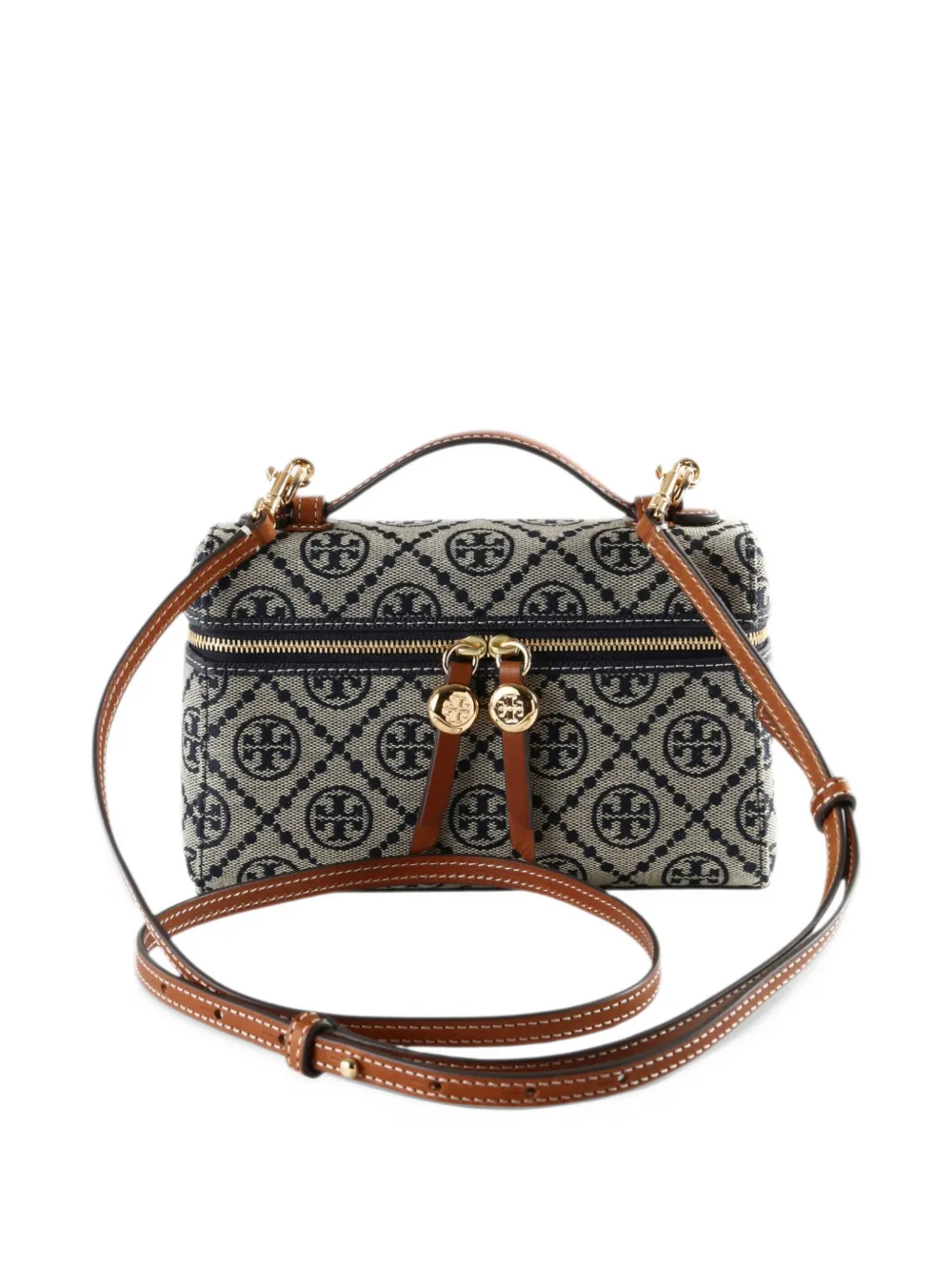 Tory Burch T-monogram romy slim top-handle bag Blauw
