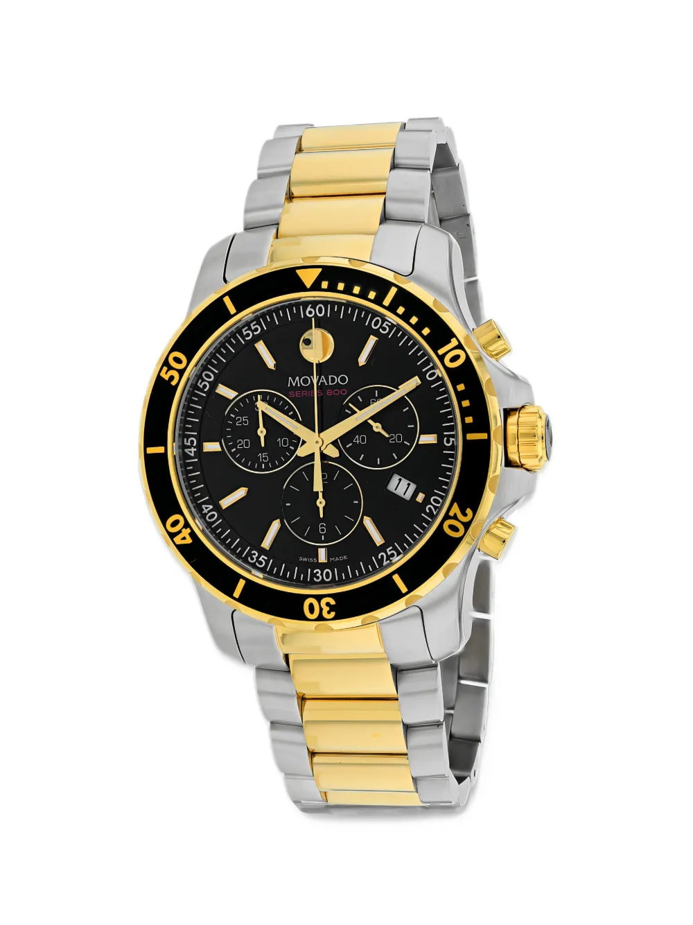 Movado Series 800 42mm chronograph watch - Nero
