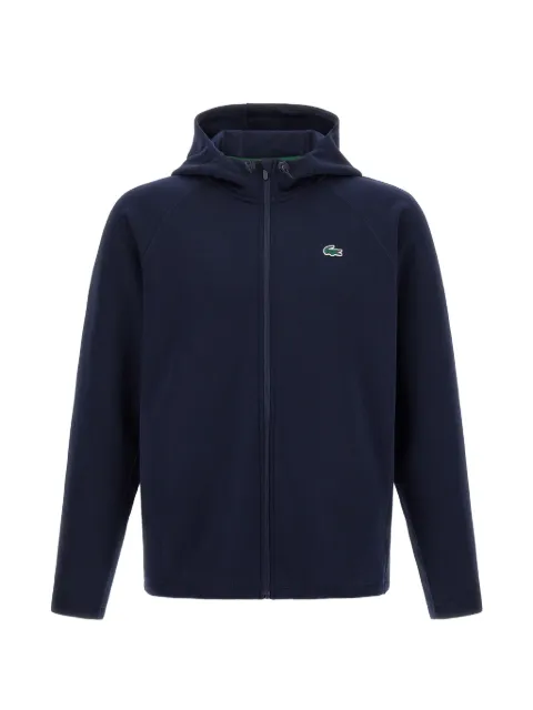 Lacoste elasticated sports hoodie with zipper