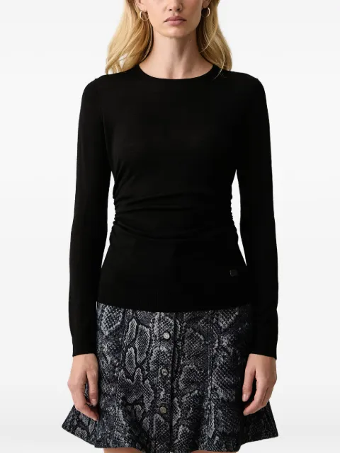 Trussardi ruched-detail sweater