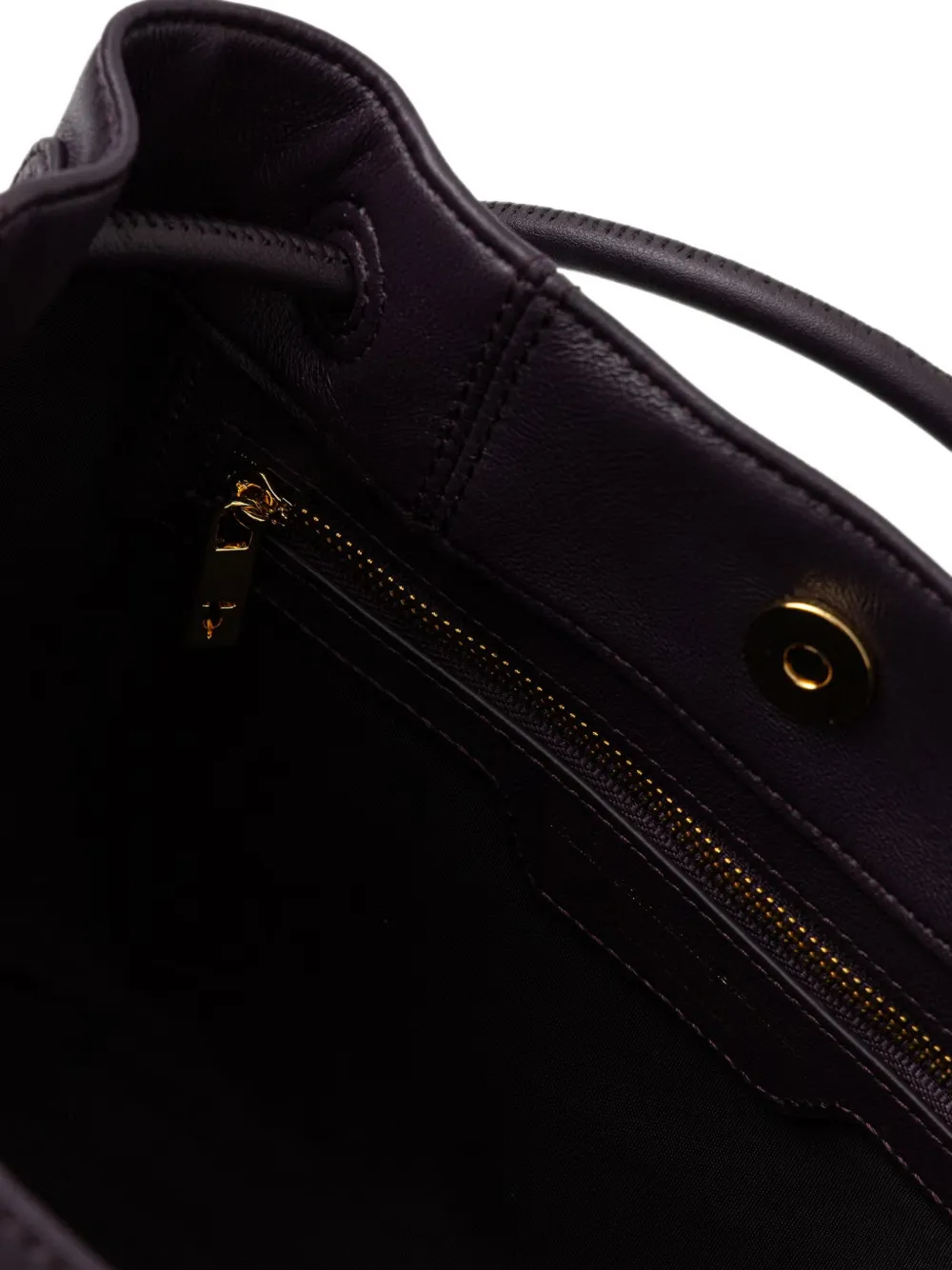 Trussardi Orbita logo-stamp shoulder bag Paars
