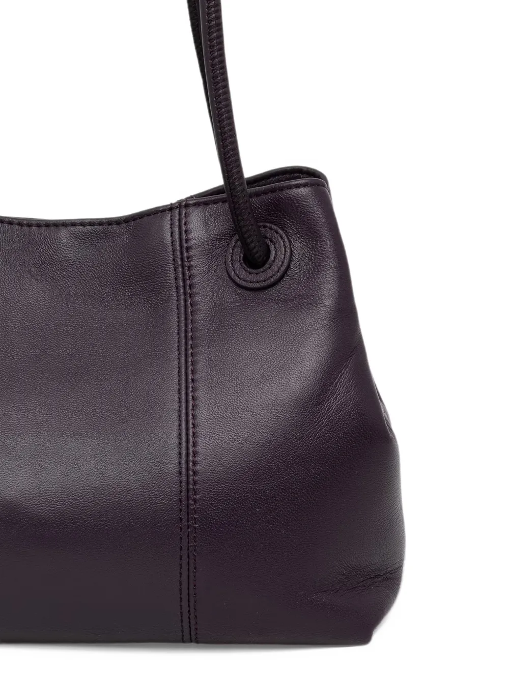 Trussardi Orbita logo-stamp shoulder bag Paars
