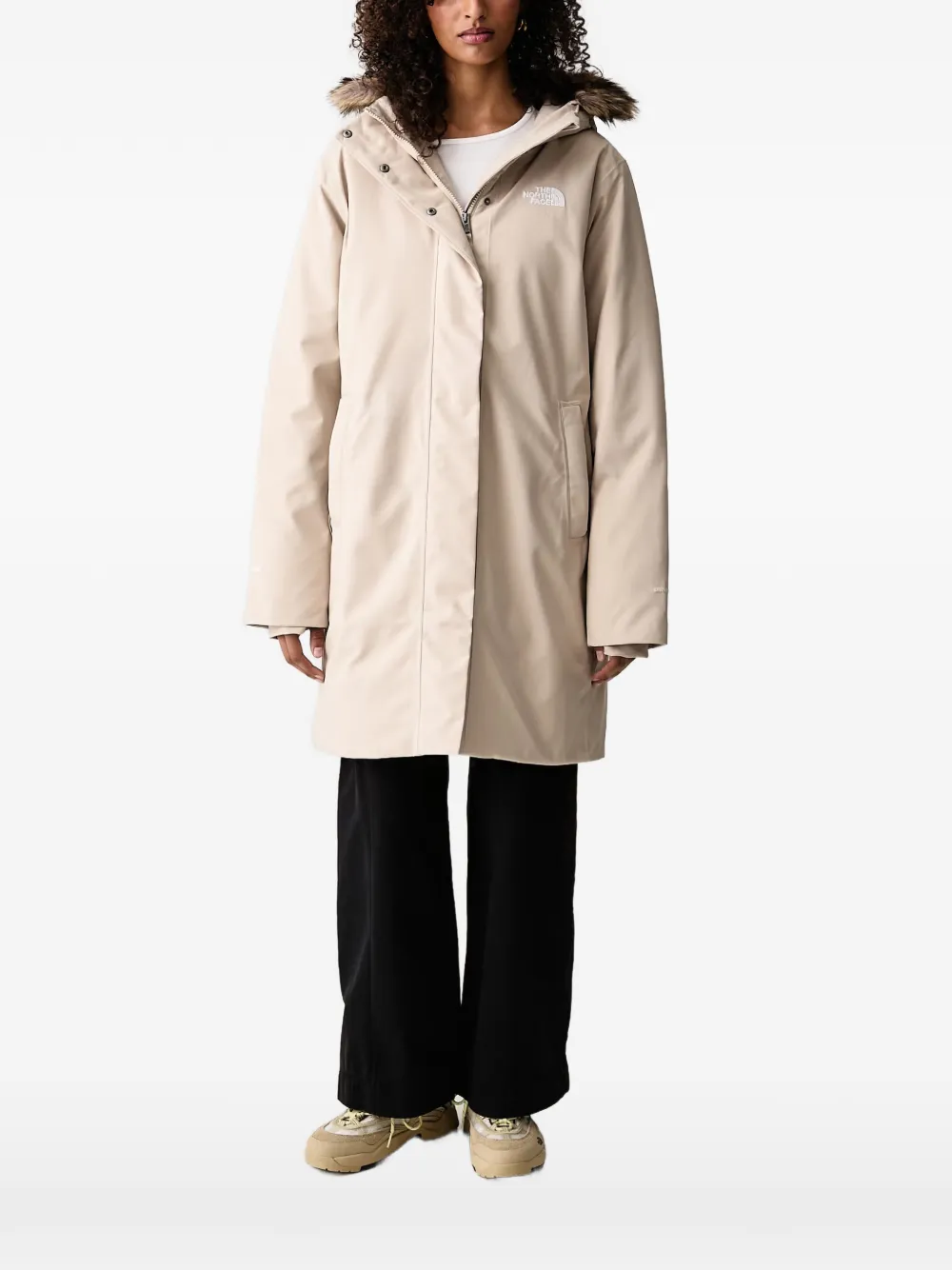 The North Face Artic parka Beige