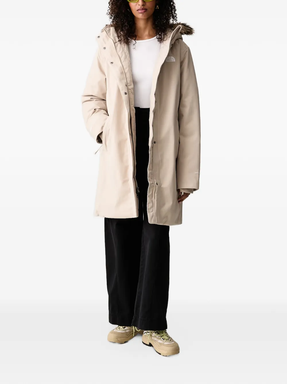 The North Face Artic parka Beige