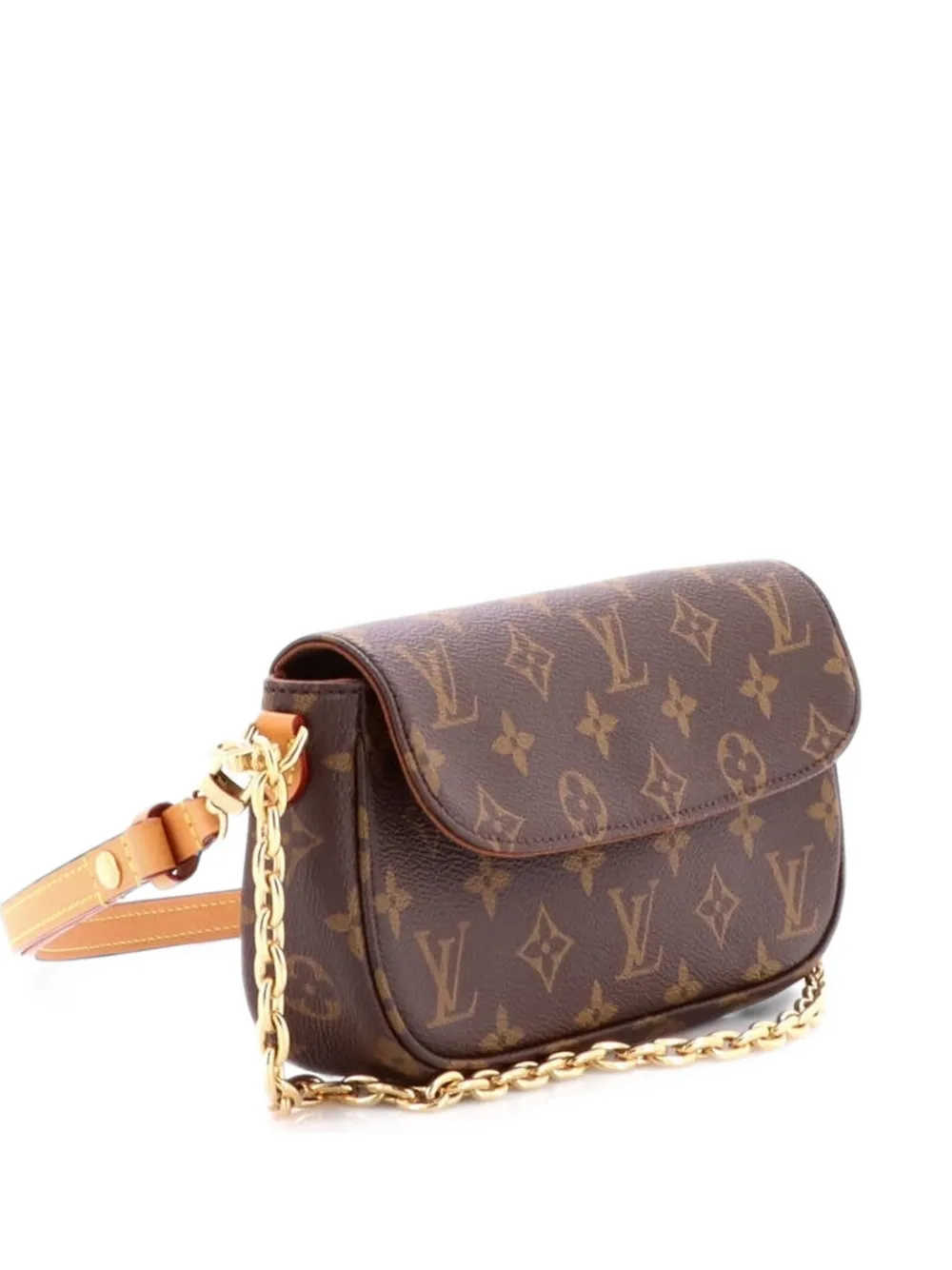 Louis Vuitton Pre-Owned Ivy Wallet on Chain Monogram Canvas shoulder bag - Brown