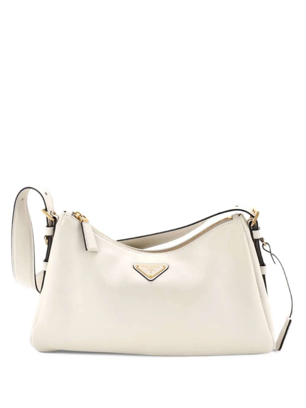 Prada Pre-Owned Aimee Shoulder Bag Leather Medium hobo bag - White