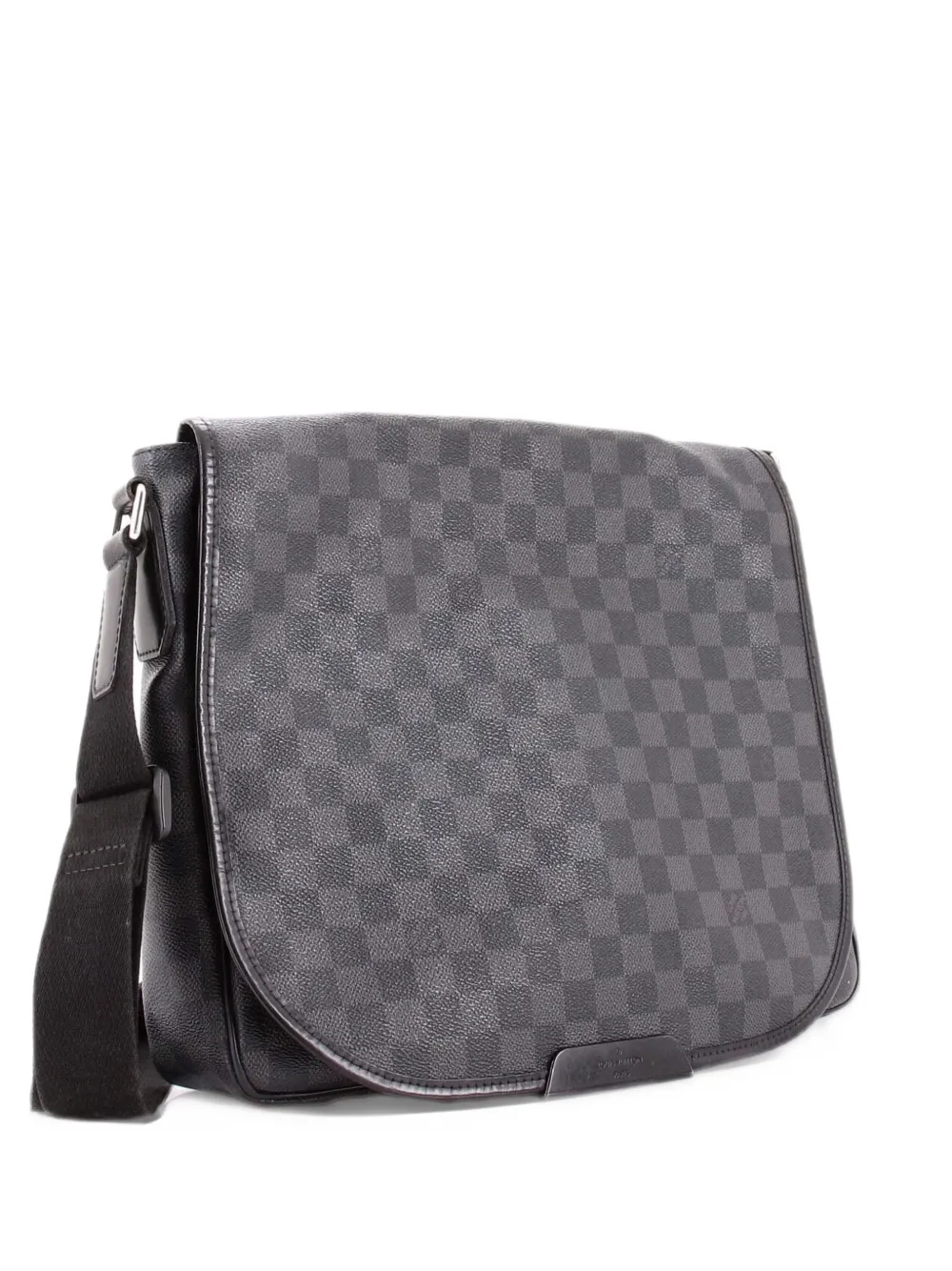 Louis Vuitton Pre-Owned Daniel Messenger Bag Damier Graphite MM crossbody bag - Black
