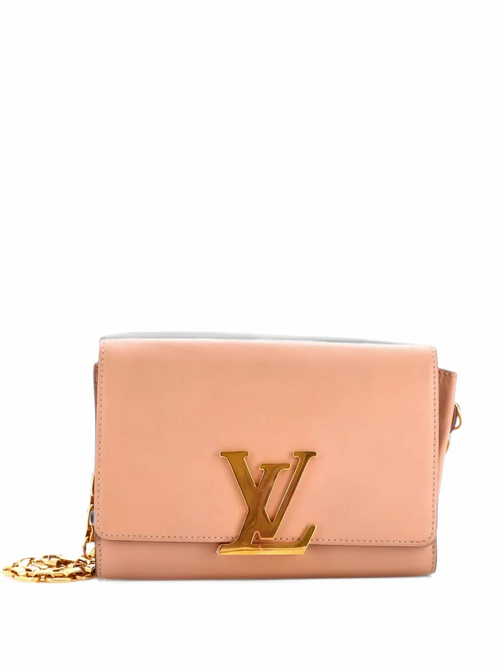 Louis Vuitton Pre-Owned Chain Louise Leather GM clutch bag - Neutrals