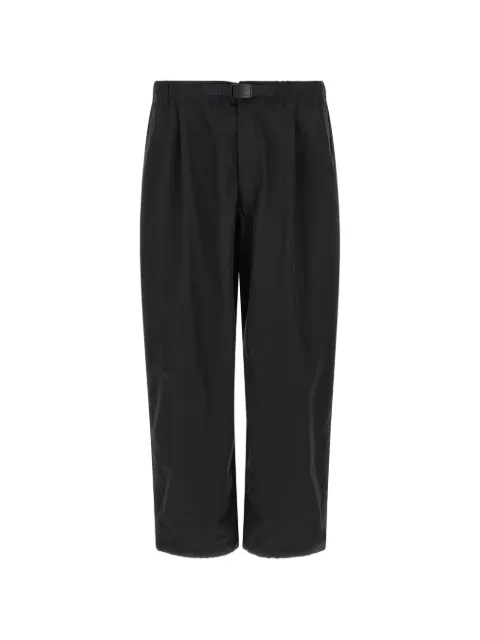 Snow Peak Taffeta belted pleated trousers