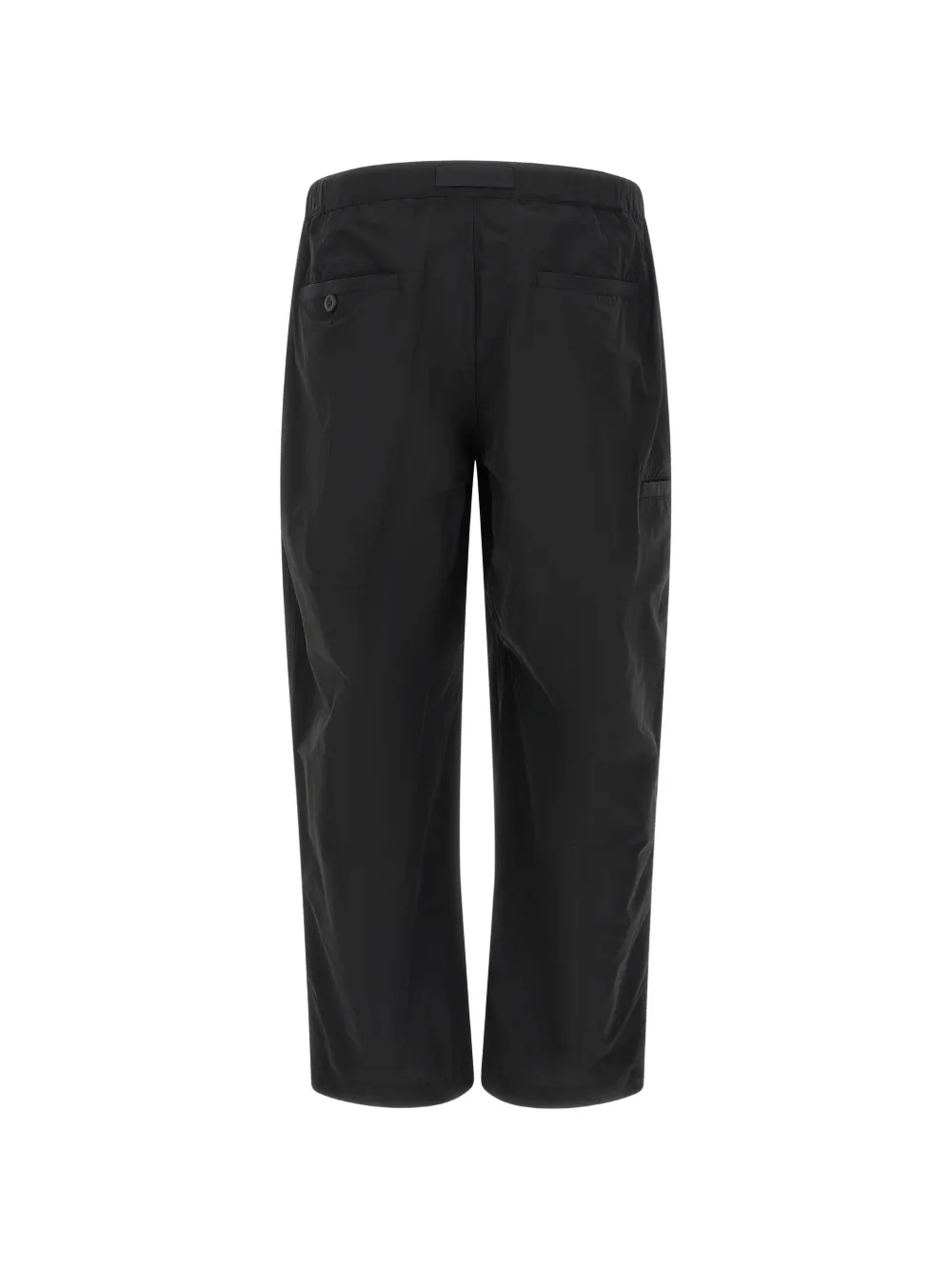 Snow Peak Taffeta belted pleated trousers Zwart