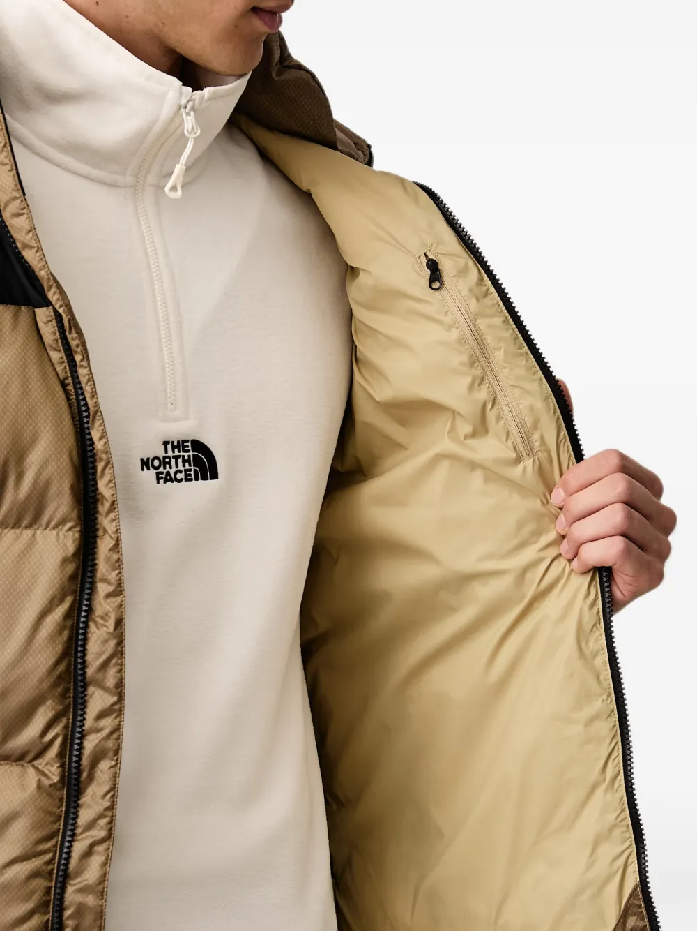 The North Face Diablo Down 2.0 hooded jacket Beige