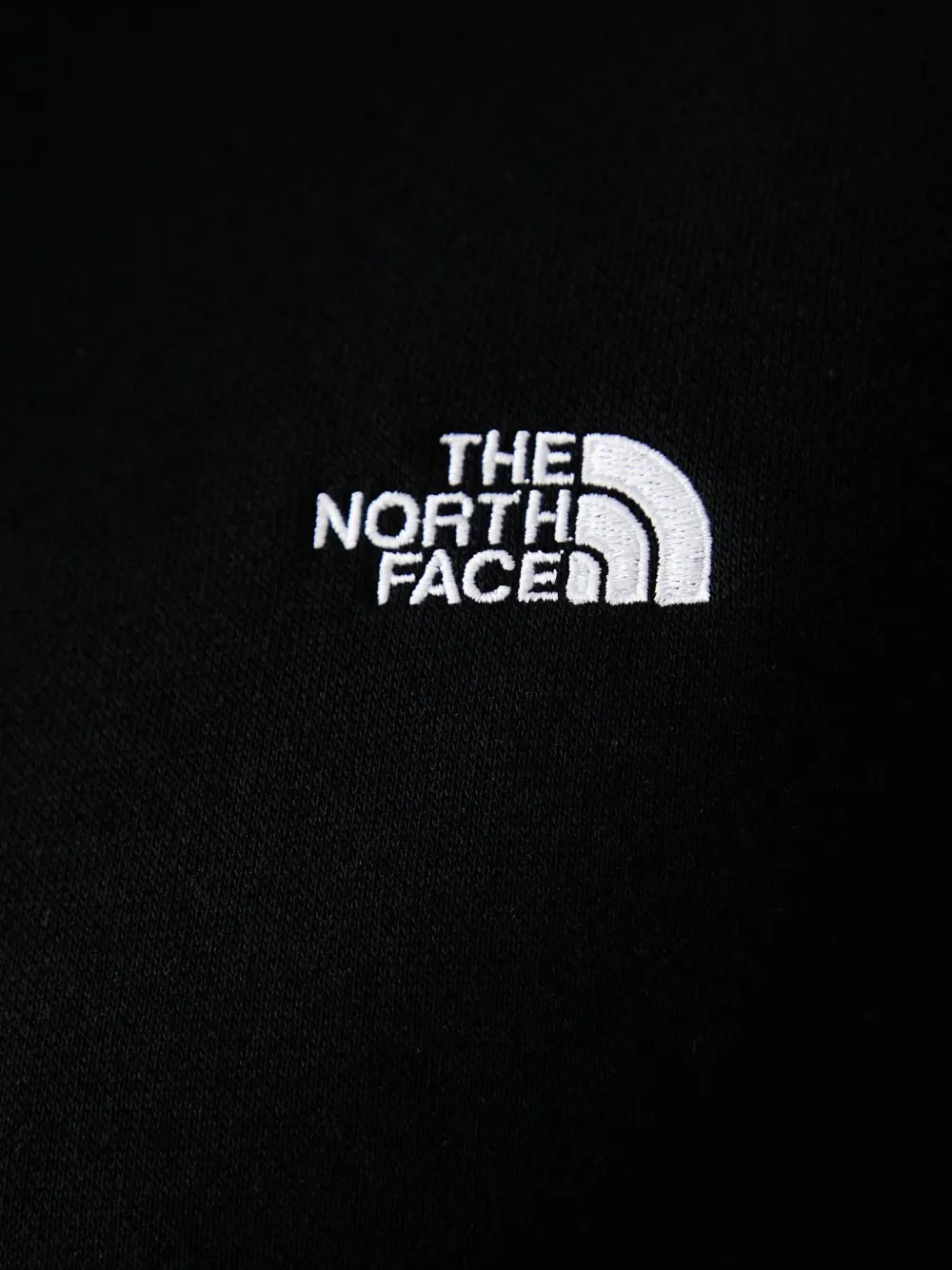 The North Face drawstring hoodie mini dress Zwart