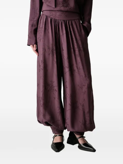Stine Goya floral-jacquard balloon trousers