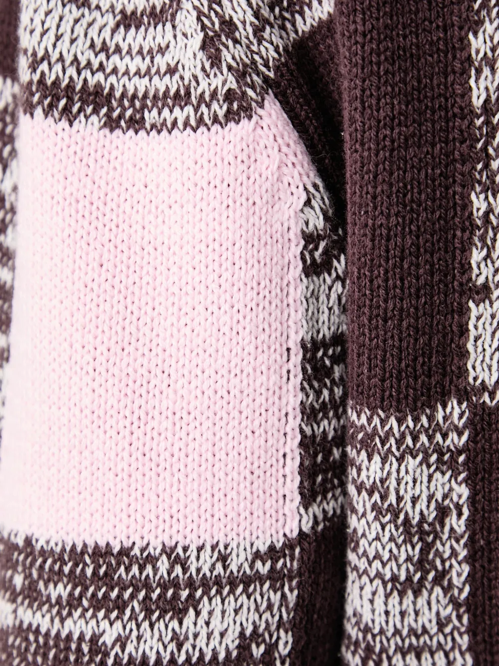 Stine Goya checkered collared sweater Bruin