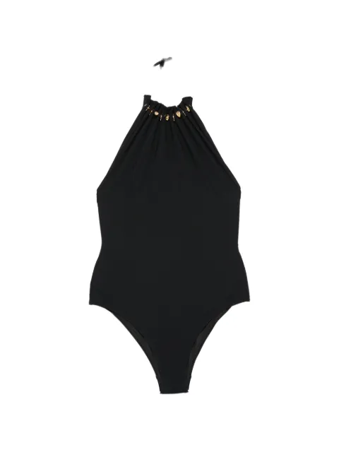 ZIMMERMANN charm-embellished halterneck swimsuit