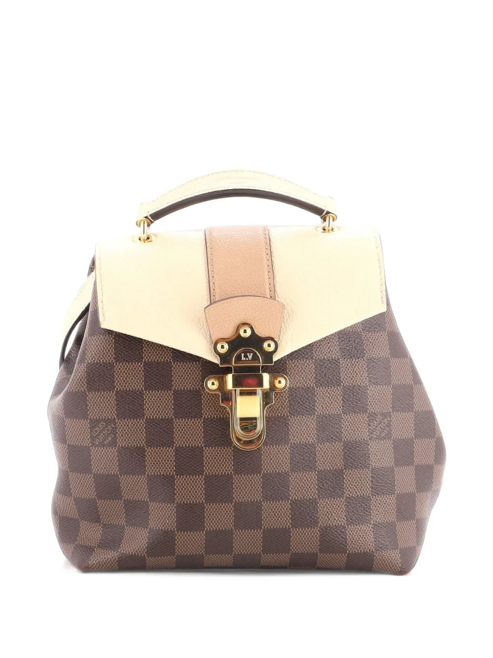 Louis Vuitton Pre-Owned Clapton Damier and Leather backpack - Toni neutri