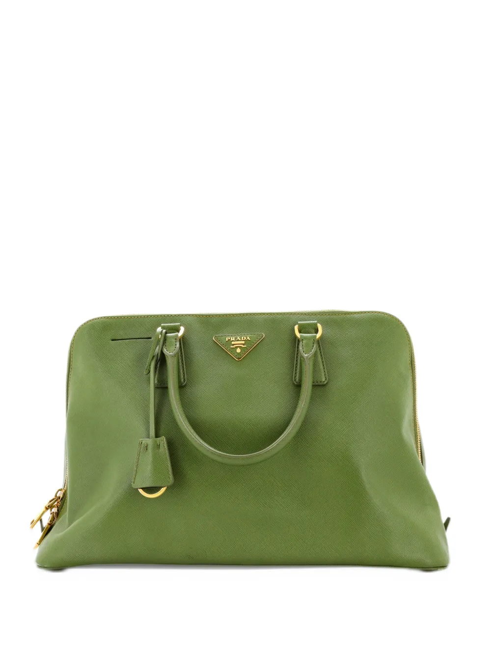 Prada Pre-Owned Promenade Bag Saffiano Leather Large handbag - Green