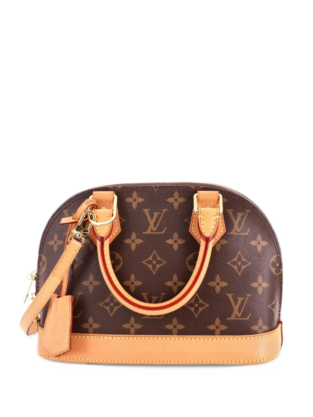 Louis Vuitton Pre-Owned Alma Handbag Monogram Canvas BB crossbody bag - Marrone