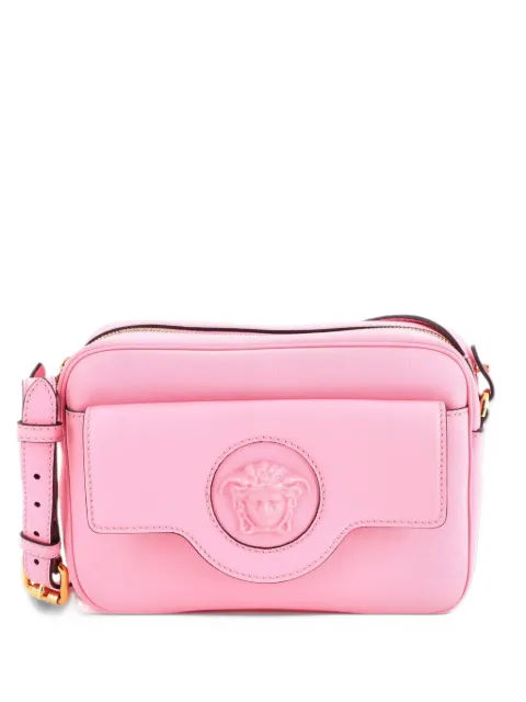Versace Pre-Owned La Medusa Flap Pocket Camera Bag Leather Small crossbody bag