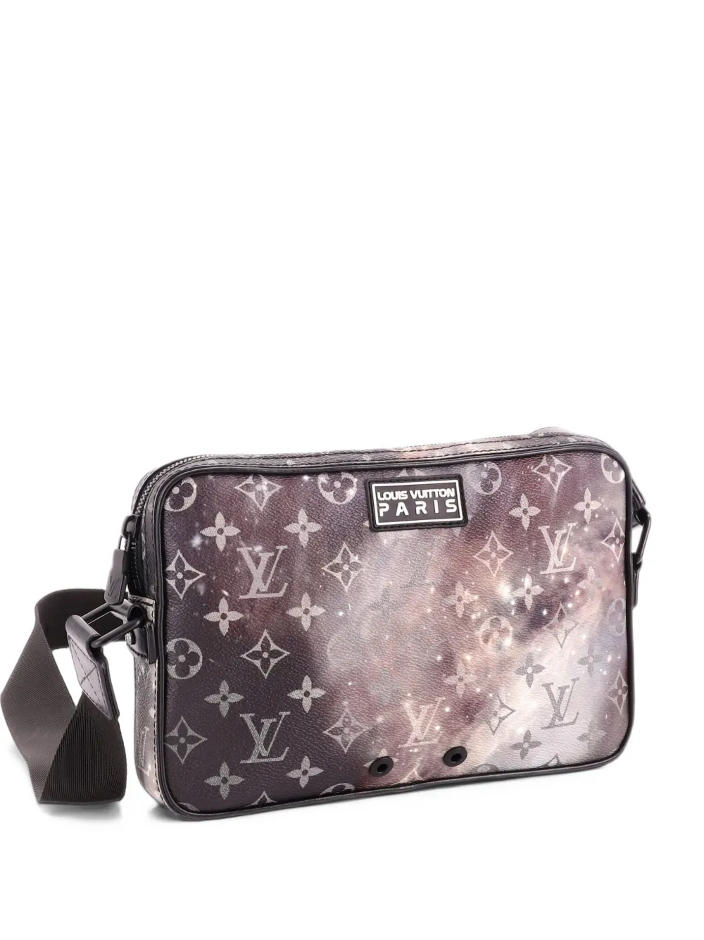 Louis Vuitton Pre-Owned Alpha Messenger Bag Limited Edition Monogram Galaxy Canvas crossbody bag - Black