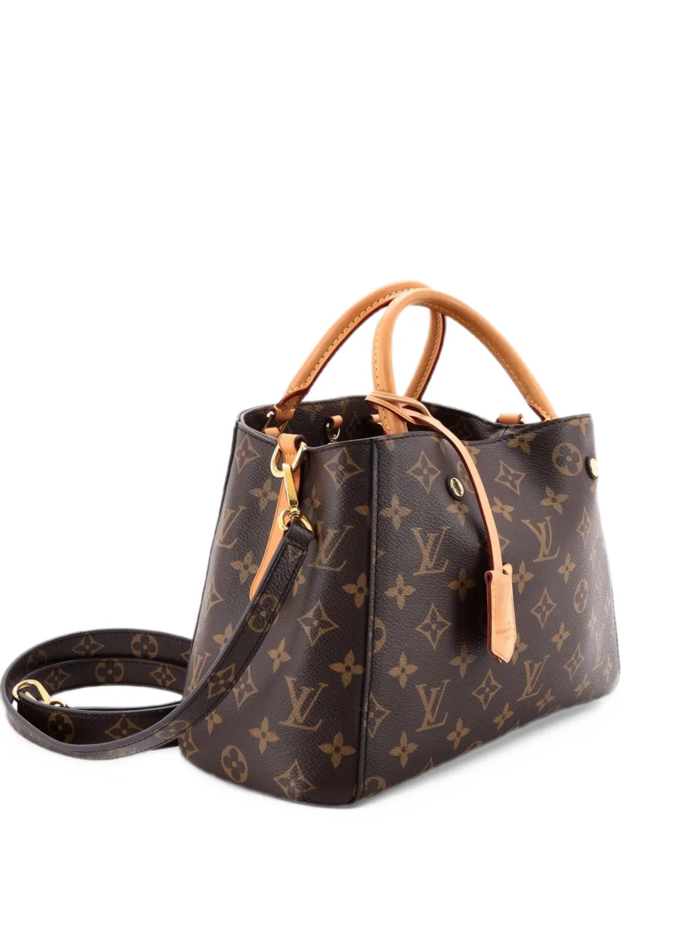 Louis Vuitton Pre-Owned Montaigne Handbag Monogram Canvas BB satchel - Marrone