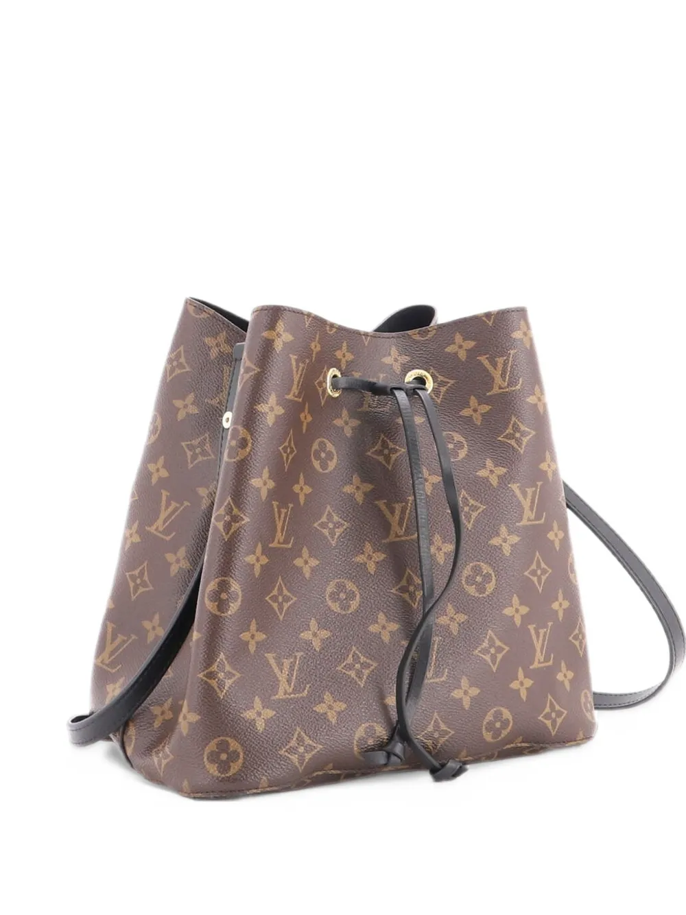 Louis Vuitton Pre-Owned NeoNoe Handbag Monogram Canvas with Leather MM bucket bag - Brown