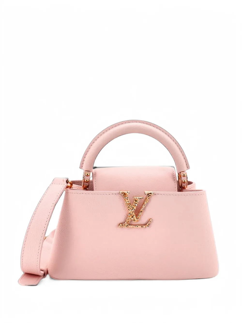 Louis Vuitton Pre-Owned Capucines East West Bag Leather Mini shoulder bag - Pink