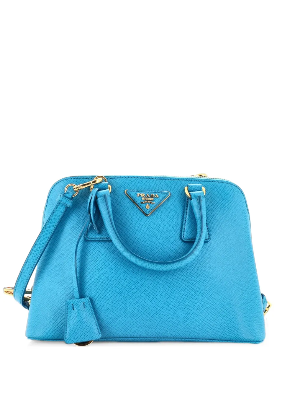 Prada Pre-Owned Promenade Bag Saffiano Leather Small satchel - Blue