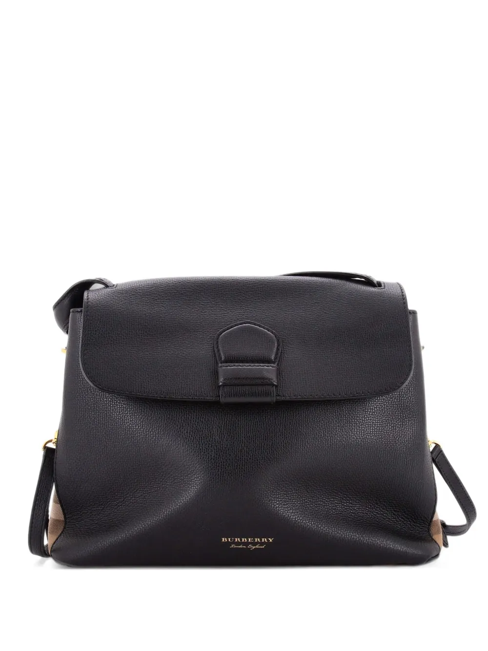 Burberry Pre-Owned Camberley Top Handle Bag Leather Medium satchel - Black