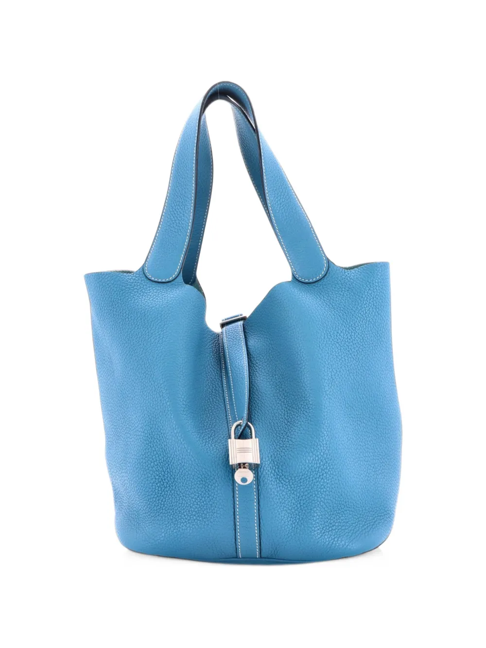 Hermès Pre-Owned Picotin Lock Bag Clemence GM bucket bag - Blue